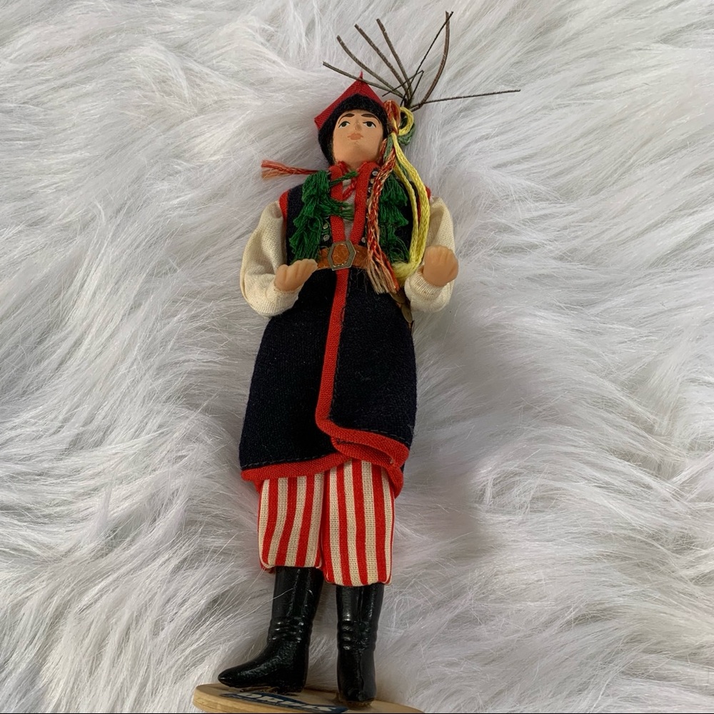 Antique Orvis Travel Office polish porcelain doll